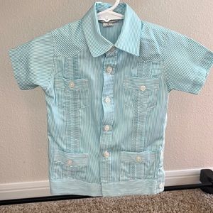 Boys Chacabana Shirt 2T Stylish Kids Striped Shirt - Soft & Comfy!